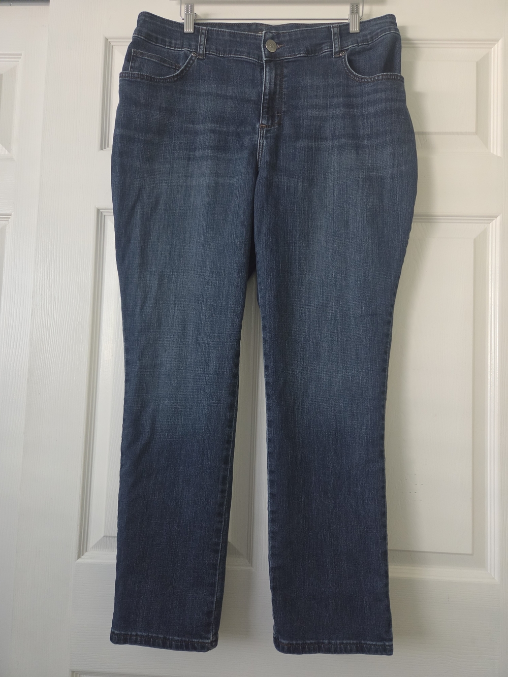 Lee Women's Straight-Leg Jeans in Dark Blue Denim 16